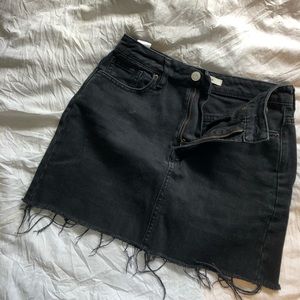 Distressed pacsun denim skirt